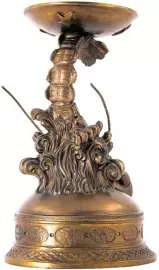 Подсвечник бронзовый "Рак"