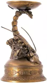 Подсвечник бронзовый "Рак"