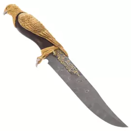 Композиция с ножом "Сокол" Златоуст