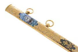 Кортик "Адмиральский" с подставкой, Златоуст