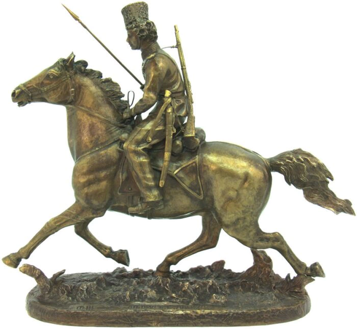 Bronze sculpture "Guards Don Cossack"