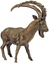 Скульптура бронзовая "Козёл Безоаровый" без подставки