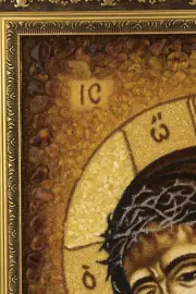 Картина из янтаря "Иисус"