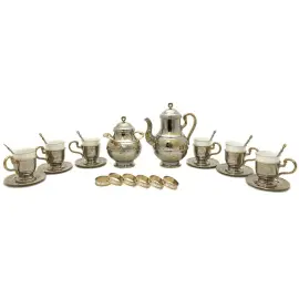 Кофейный сервиз "Флорентийский" Златоуст