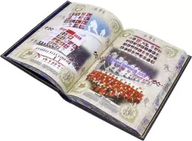 Подарочная книга в кожаном переплете "Хоккей" в коробе