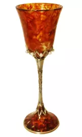 Бокал для вина из янтаря "Императрица"