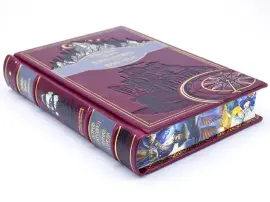 Подарочная книга в кожаном переплете Роберт Льюис Стивенсон "Остров сокровищ" и "Черная стрела" Подарочная книга в кожаном переплете Роберт Льюис Стивенсон "Остров сокровищ" и "Черная стрела"