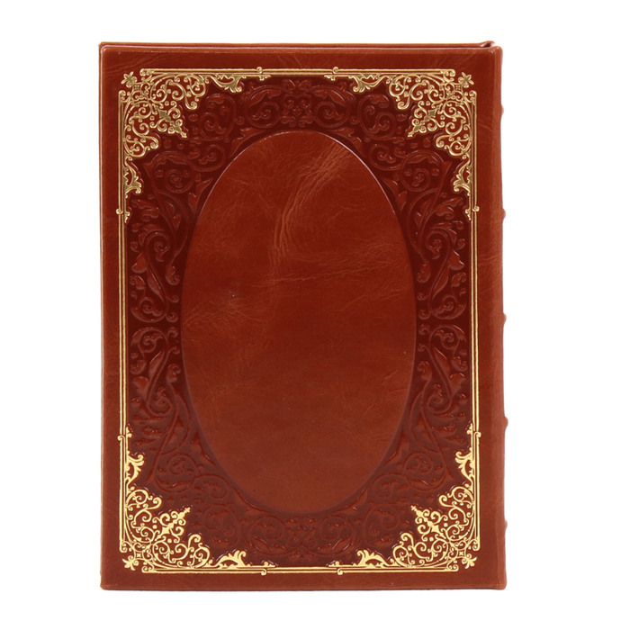 A leather-bound book "Prayer Book of an Orthodox Cossack" with an icon of the "Kazan Mother of God"