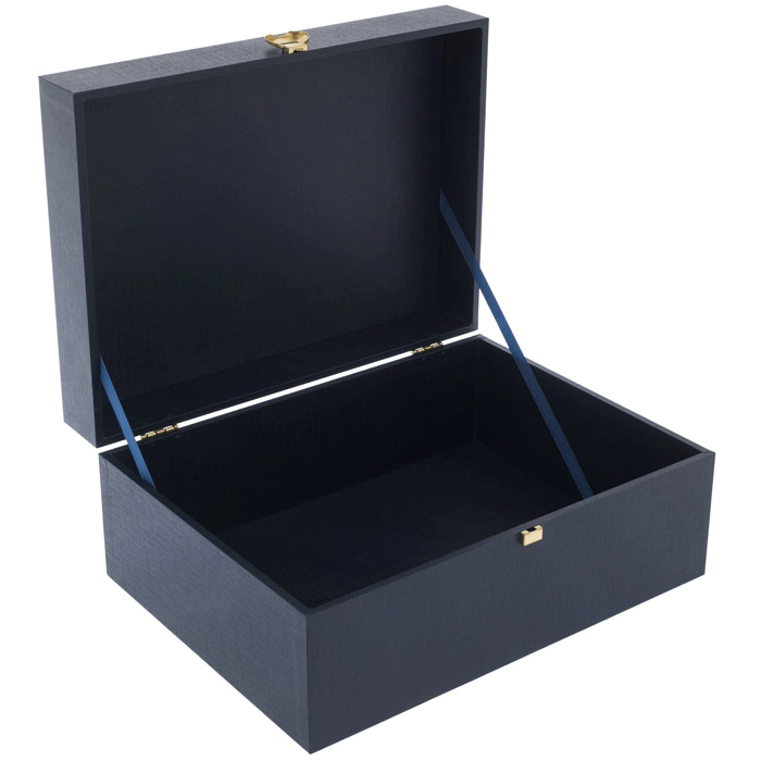 Gift box with accessories 35x26x15cm blue