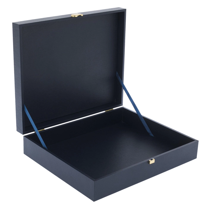 Gift box with accessories 34x28x8cm blue