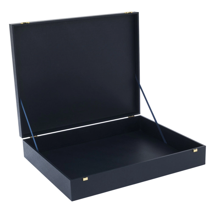 Gift box with accessories 52x42x10cm blue