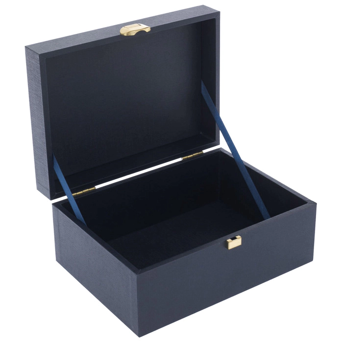 Gift box with accessories 22x16x10cm blue
