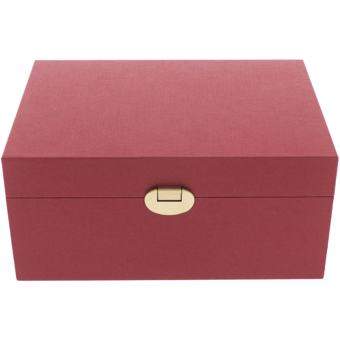 Gift box with accessories 22x16x10cm red
