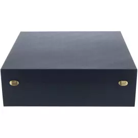 Коробка подарочная с фурнитурой 50х50х15см синяя