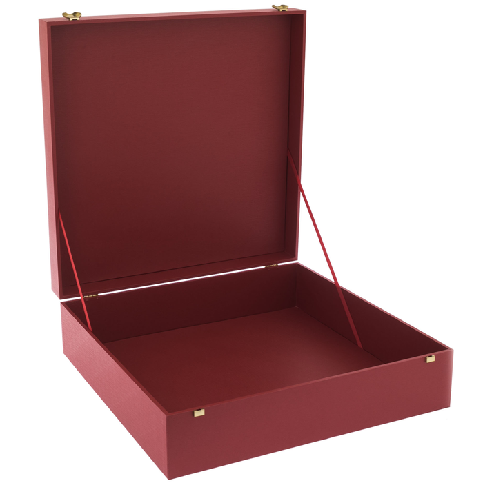 Gift box with accessories 50x50x15cm red