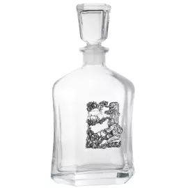 Crystal decanter "Hunting"