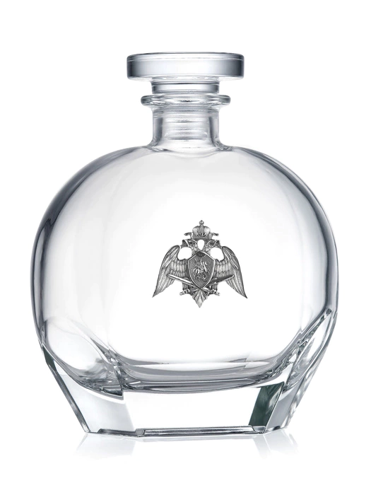 Crystal decanter "Rosgvardiya"