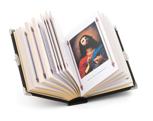 The leather-bound Gospel "Trinity"