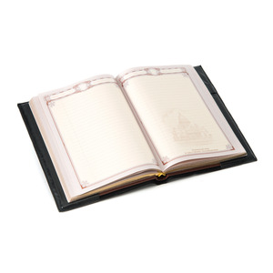 Leather-bound diary "Police"