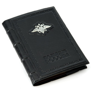 Leather-bound diary "Police"