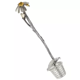 Серебряный заварник "Ромашка"