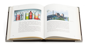The leather-bound book "Vodka"