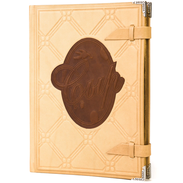 The leather-bound book "Cheese"