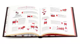 Книга в кожаном переплете "Вино"