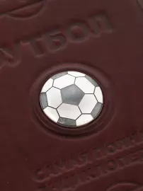 Книга в кожаном переплете "Футбол"