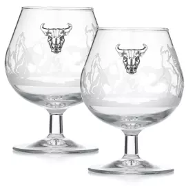 Набор бокалов для коньяка "Бык" на 2 персоны