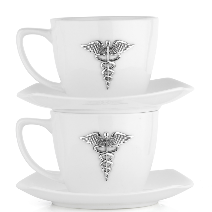 Coffee set for 2 persons "Caduceus"