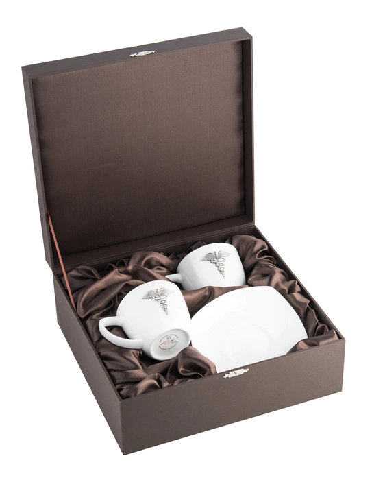 Coffee set for 2 persons "Caduceus"