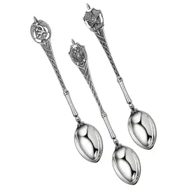 Набор серебряных ложек на 3 персоны "Чекисты"