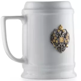Фарфоровая пивная кружка "Отчизна"