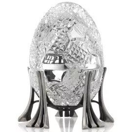 Подарочное яйцо из серебра "Лев Яшин"
