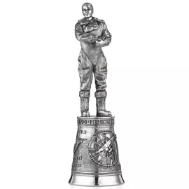 Серебряная рюмка "Чкалов"