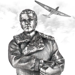 Silver glass "Chkalov"