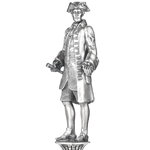 Vitus Bering silver shot glass