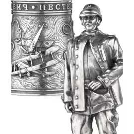 Серебряная рюмка "Нестеров