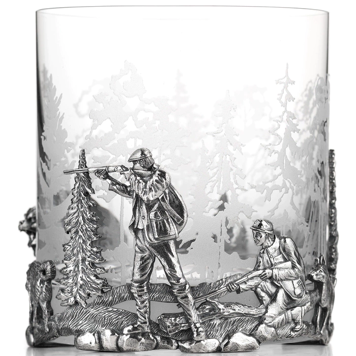 A glass for whiskey "Hunting"