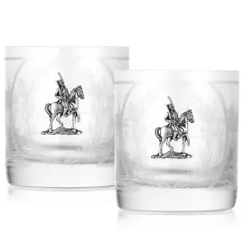 Набор стаканов для виски на 2 персоны "Гусарская баллада" Набор стаканов для виски на 2 персоны "Гусарская баллада"
