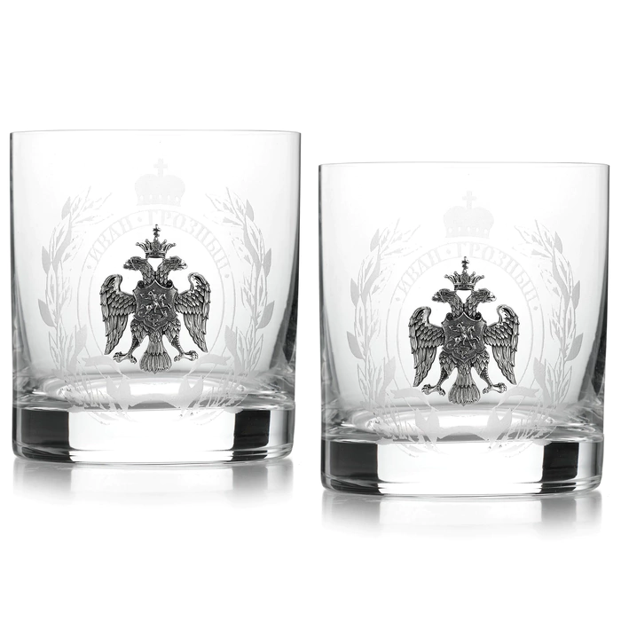Set of whiskey glasses for 2 persons "Ivan the Terrible"