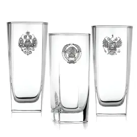 Набор стаканов для воды "Эпохи" на 3 персоны