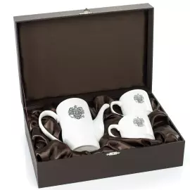 Фарфоровый чайный набор "Держава" на 2 персоны