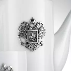 Фарфоровый чайный набор "Держава" на 2 персоны