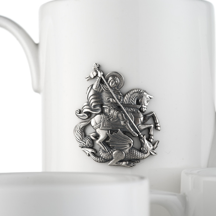 Porcelain tea set for 2 persons "George the Victorious"