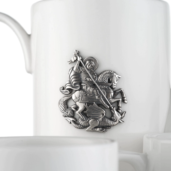 Porcelain tea set for 2 persons "George the Victorious"