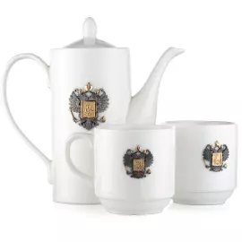 Фарфоровый чайный набор "Родина" на 2 персоны