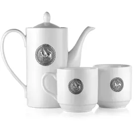 Фарфоровый чайный набор "Татарстан" на 2 персоны