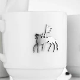 Фарфоровый чайный набор "Якутия" на 2 персоны